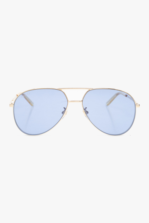 Gucci sunglasses blue lens online